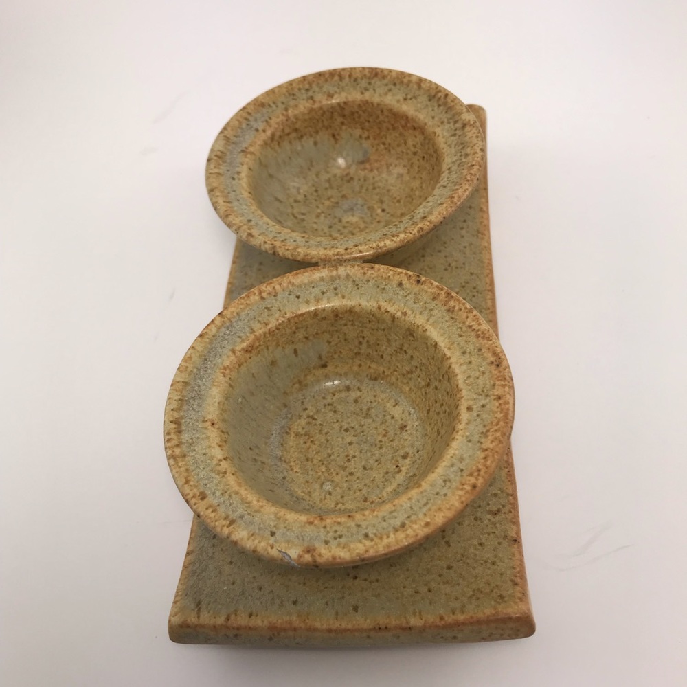 Boho Ceramic salt and pepper holders
